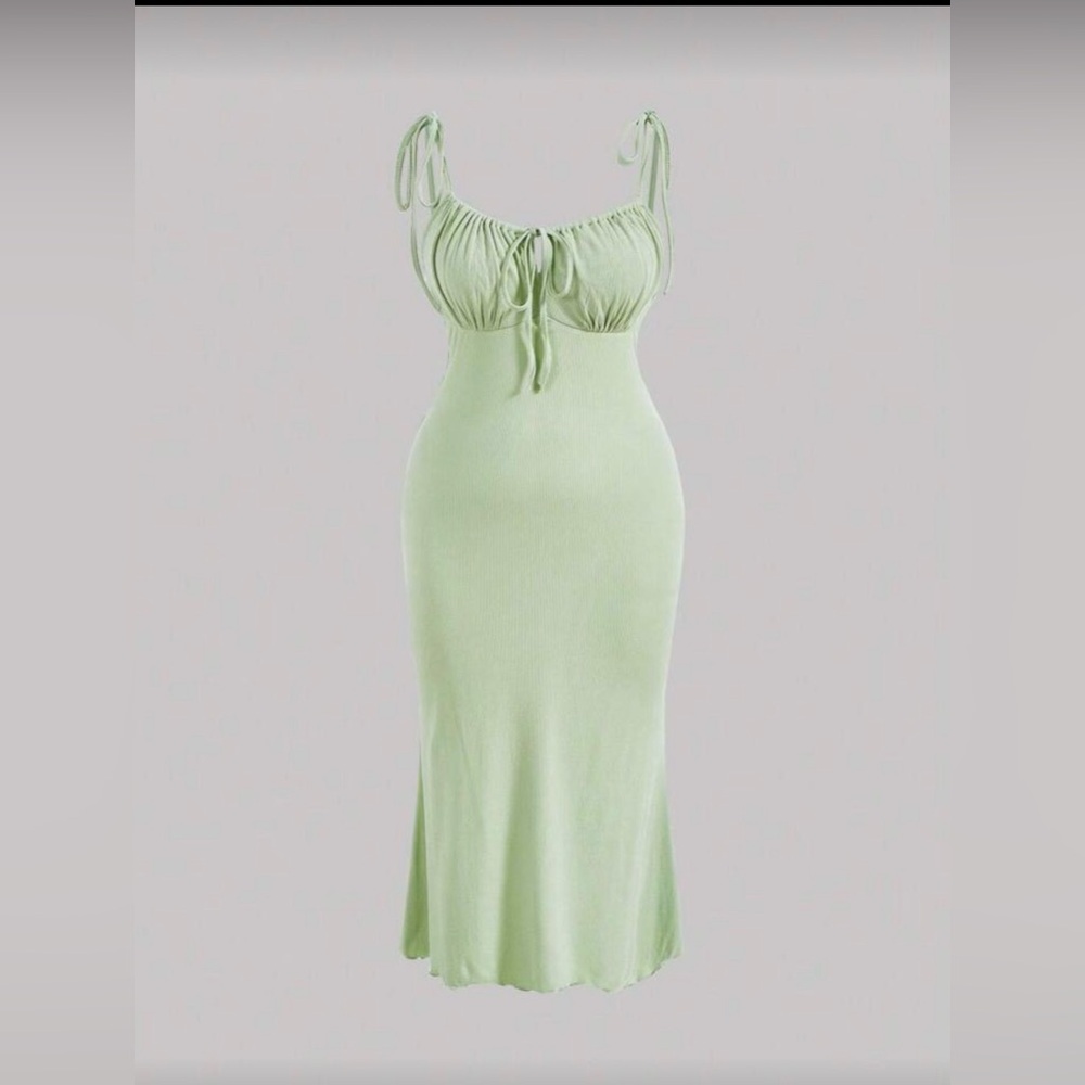 SHEIN Curve Light Green Dress